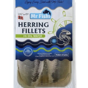Mr  fishi herring fillets in oil 250g(Refrigerate Product not Suitable for Shipping)